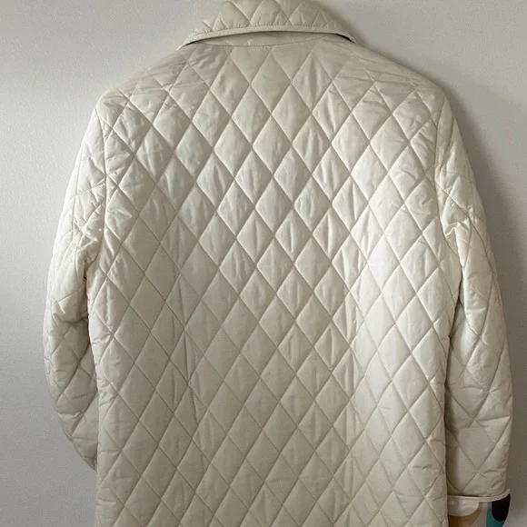 Coach Cream Quilted Puffer Jacket - Picture 7 of 11